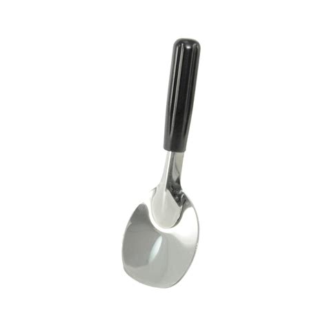CAC China SICS-1 Stainless Steel Ice Cream Spade with Black Handle 9 ...