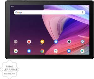 TCL Tab 10 Full HD 3 GB RAM 64 GB ROM 10.1 inches with 4G Tablet (Black ...