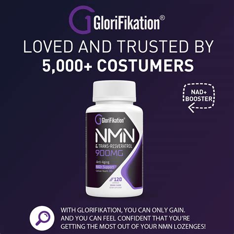 Sublingual NMN Lozenges + 99% Pure Trans-Resveratrol 900mg | 120 Fast ...