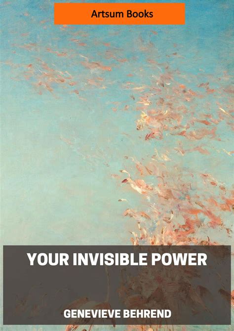 YOUR INVISIBLE POWER by Genevieve Behrend online @ Artsum India