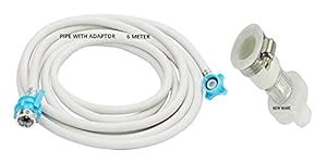 NEW WARE® 6 Meter PVC Hose Inlet Pipe for Top and Front Loading Fully ...
