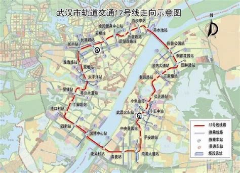 武汉地铁12号线线路图及站点一览（图）- 武汉本地宝