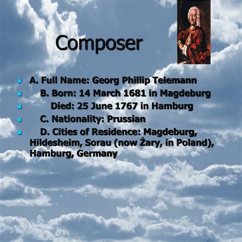 PPT - Telemann PowerPoint PowerPoint Presentation, free download - ID ...