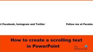 Image result for PowerPoint Scrolling Text Animation