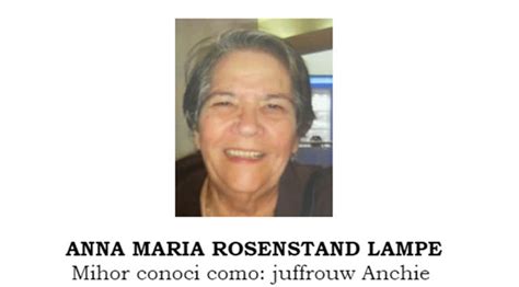 Aurora Funeral Home ta anuncia fayecimento di ANNA MARIA ROSENSTAND ...