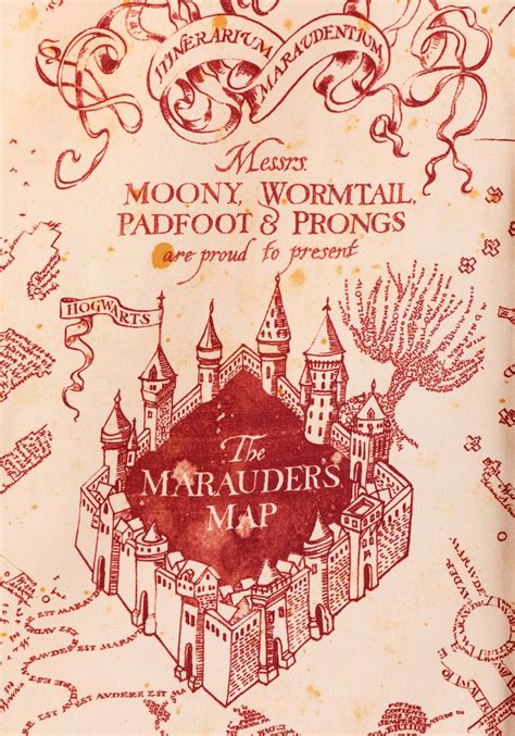 Harry Potter Marauders Map Printable