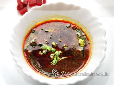 Beetroot rasam-How to make with step by step photos