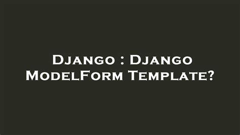 Image result for Stack Overflow Jango CSS Template+ Model