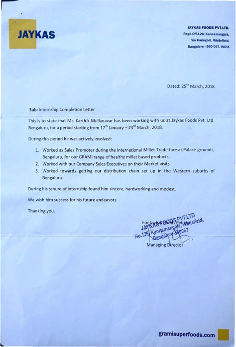 Customer Awareness of Grami Super Foods at Jaykas Foods Pvt. Ltd ...