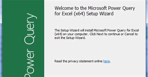 Installer Power Query 的图像结果