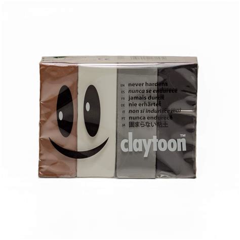Buy Van Aken Plastalina Modeling Clay 1 lb. neutral tones set of 4 ...