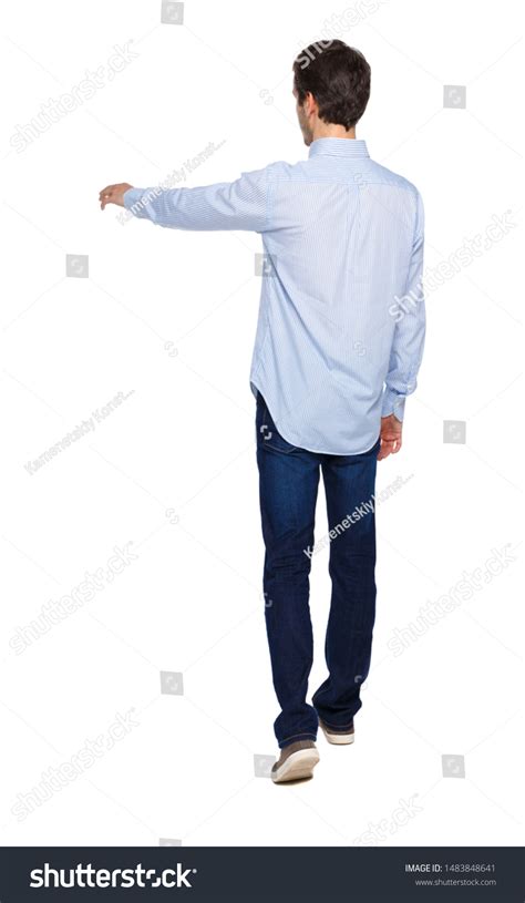 Man Pointing Back View 的图像结果