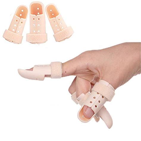 Buy Finger Splints,3-Size Pack Mallet Finger Brace,Plastic Mallet Dip ...
