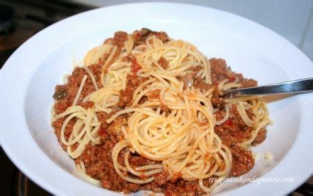 Resep Cara Membuat Spaghetti Bolognese Enak dan Mudah  