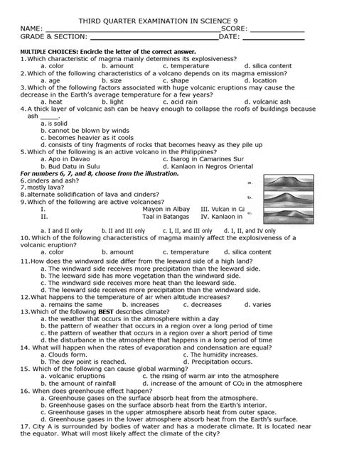 Image result for Science 9 3rd Quarter Module 1