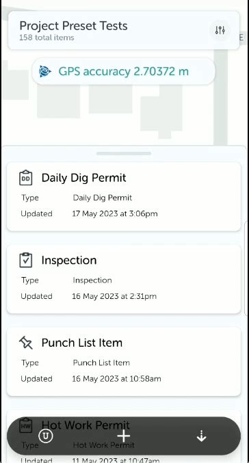 Trimble App 的图像结果