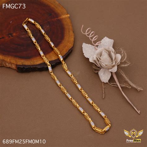 Freemen Polygon with AD best quality gold forming chain - FMGC73 – Freemen®