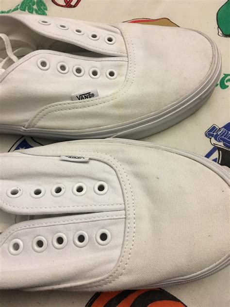 Yellow Stain On White Shoes at Jake Woolley blog