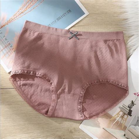 Panties Breathable Women Mid Waist Briefs Women's Underwear – YouthBaee