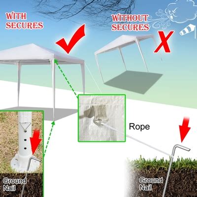 Uhomepro 10 x 20 Outdoor Tent Canopy Tent Party Tent Wedding India | Ubuy