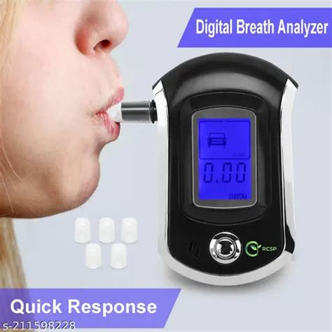 Alcohol Tester Breath Analyzer Digital ALC Smart Wine Tester LCD Displ ...
