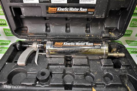 General Pipe Cleaners Model G kinetic water ram in hard plastic storage ...