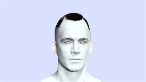 3D model Man Bun -Low Fade Hair Cut Low-Poly VR / AR / low-poly | CGTrader