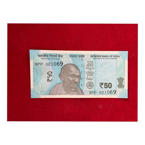 Rs 50 Mahatma Gandhi Birthday 021069 Collectible Item