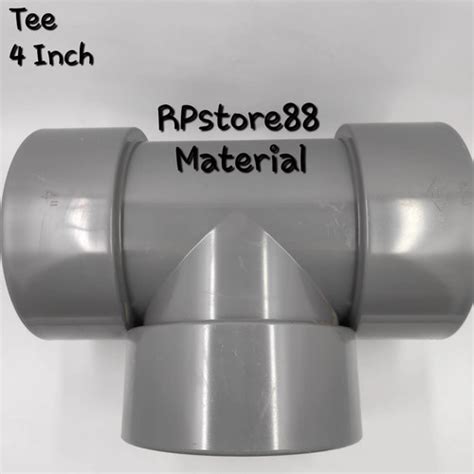 Jual TEE PVC 4" D RUCIKA - SAMBUNGAN T 4 INCH - SAMBUNGAN PIPA TEE ...