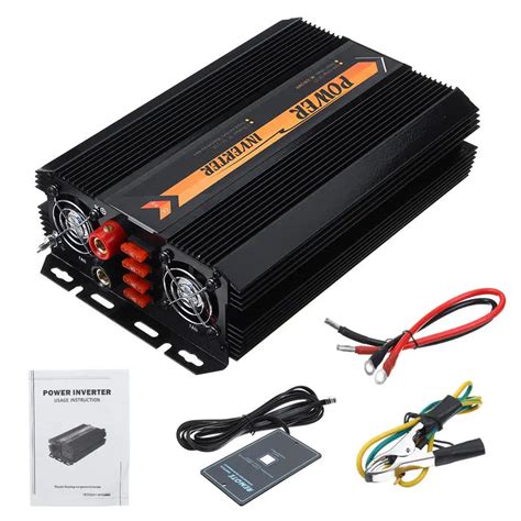 최고 10000W 파워 태양 인버터 컨버터 태양 어댑터 디지탈 디스플레이 12V DC에서 220V AC-240V AC로 세일 ...