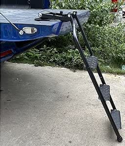 Foldable Tailgate Ladder for Pickup Truck Tailgate Ladder with Wide ...