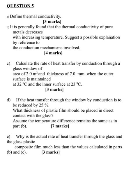 Image result for Thermal Conductivity Example Problem