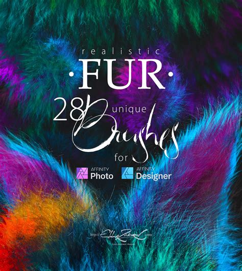 Realistic FUR Brushes for Affinity Photo & Designer - The Art of Eldar ...