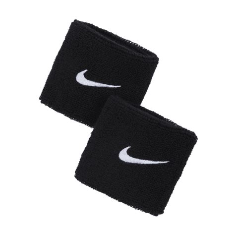 Nike - Nike Swoosh (1 Pair) Wristbands 'Black' - NBA