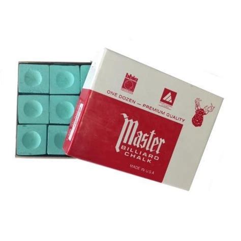 Laxmi Ganesh Billiard Lgb Snooker Brunswick Chalk (Green) - 12 Pieces ...