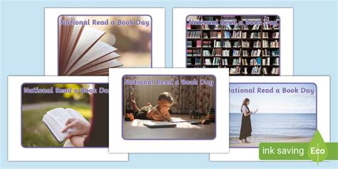National Read a Book Day Photo Pack (teacher made) - Twinkl