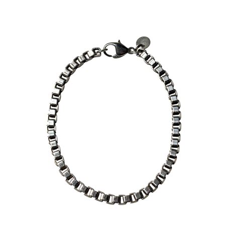 TIFFANY silver “Venetian” chain bracelet | NOIR ONLINE
