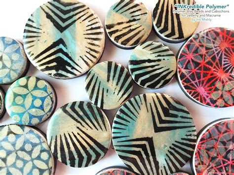 Polymer + Stencils = A perfect combination of surface designs and beads ...