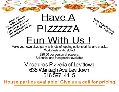 Make a pizza party - Levittown, NY Patch