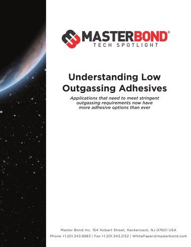 All Master Bond catalogs and technical brochures