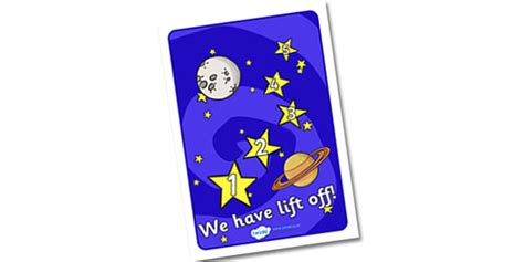 We Have Lift Off Display Poster (teacher made) - Twinkl