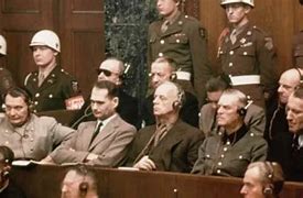 Image result for Pics of the Nuremberg Trials Defendants