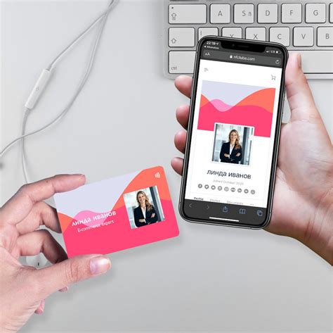 Custom Printed Smart Nfc Digital Business Card Double Sided - Etsy