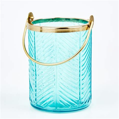 Buy Brian Jacek Glass Embossed Hanging Lantern from Home Centre at just ...