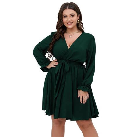Emerald Green Casual Dress