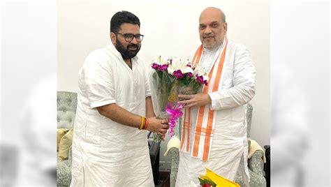 Newly Elected RS MP Meets HM, BJP Chief THE NEW INDIAN - newly elected ...