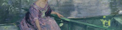 Download wallpaper 1912, A young girl in a boat, American painter ...