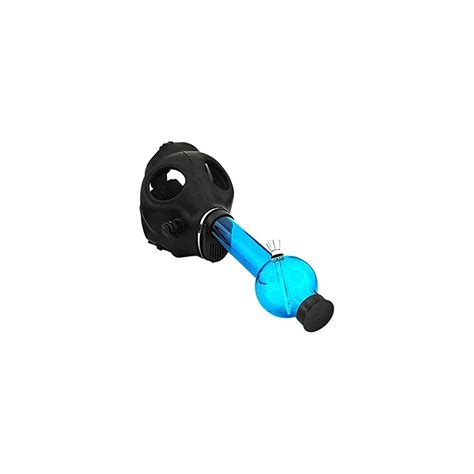 Buy Silicone Gas Mask Smoking Solid Black Bong Online at Lowest Price ...