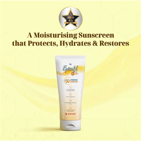 Episoft Sunscreen - SPF 50 PA++++ AC SPF 50+ Hydrating Sunscreen with ...