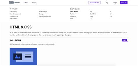 Image result for Codecademy HTML